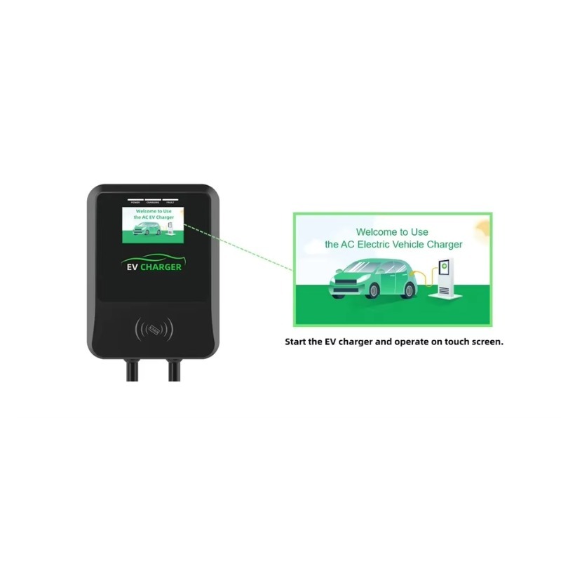 Stasiun Pengisian Daya EV Wall - 22Kw Wallbox Type 2 Ocpp Rfid ulasan dan harga